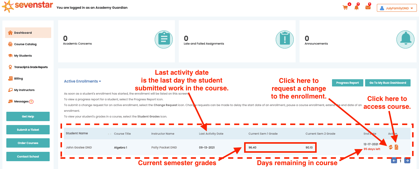 Academy Guardian Guide | Get Help